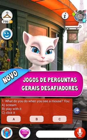 Como baixar o app Talking Angela e brincar com a gatinha falante