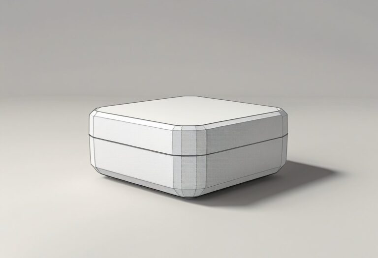 Ilustração profissional de um objeto genérico em um fundo neutro, destacando sua forma e textura.